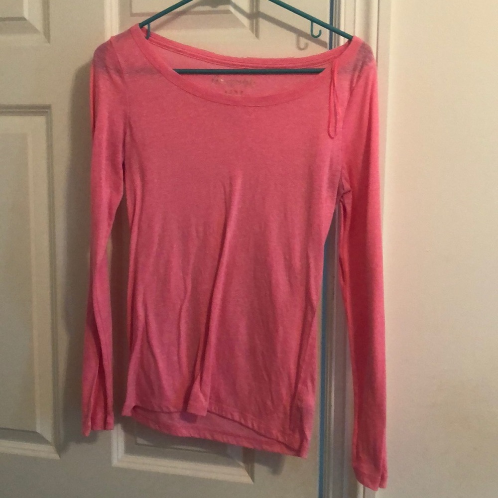 Hot pink long sleeve Aeropostale shirt